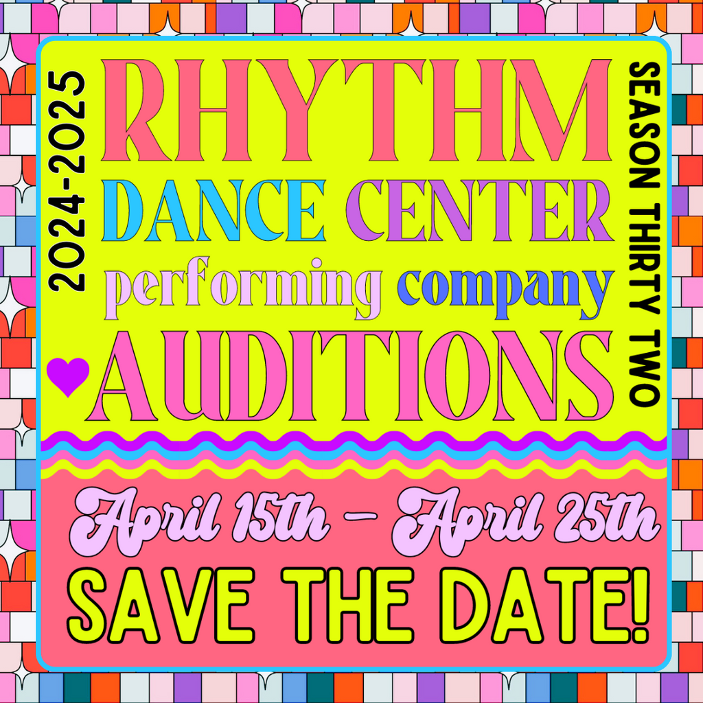 Rhythm Dance Center 2024-2025 Performing Company Audition Fee