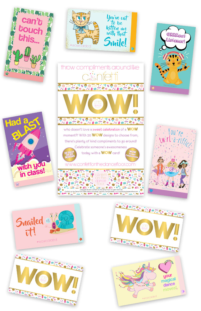 WOW Compliment Cards: Sweet Celebrations!