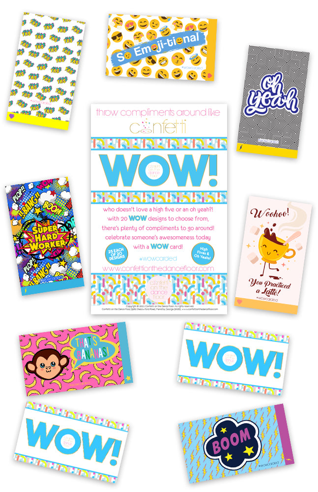 WOW Compliment Cards: High Fives & Oh Yeahs!